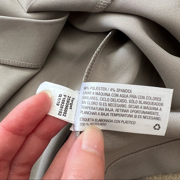 🍉 NWT Prologue Tie Front Utility Dress - Picture 11 of 12